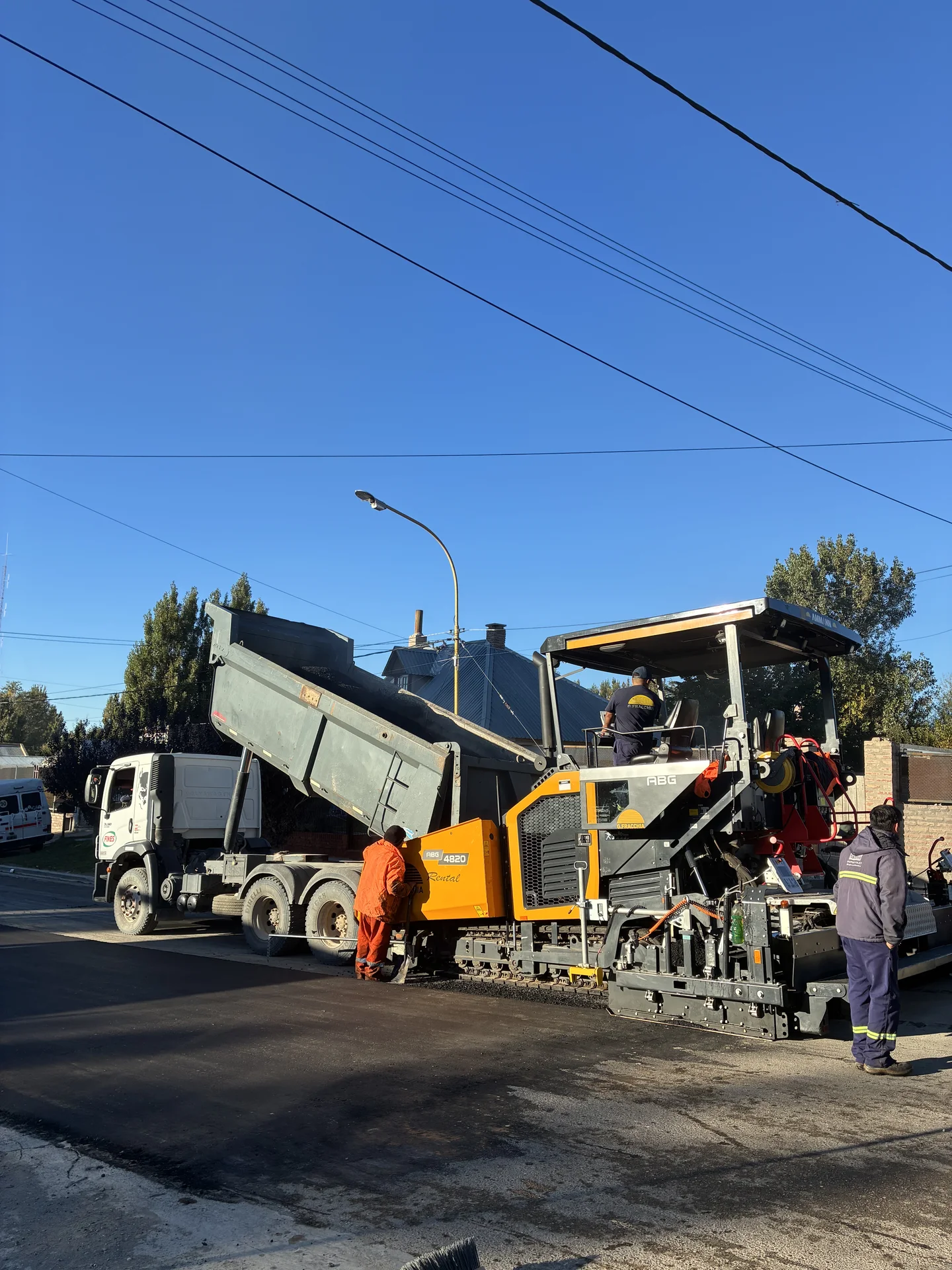 Equipo de la flota Rental en operación